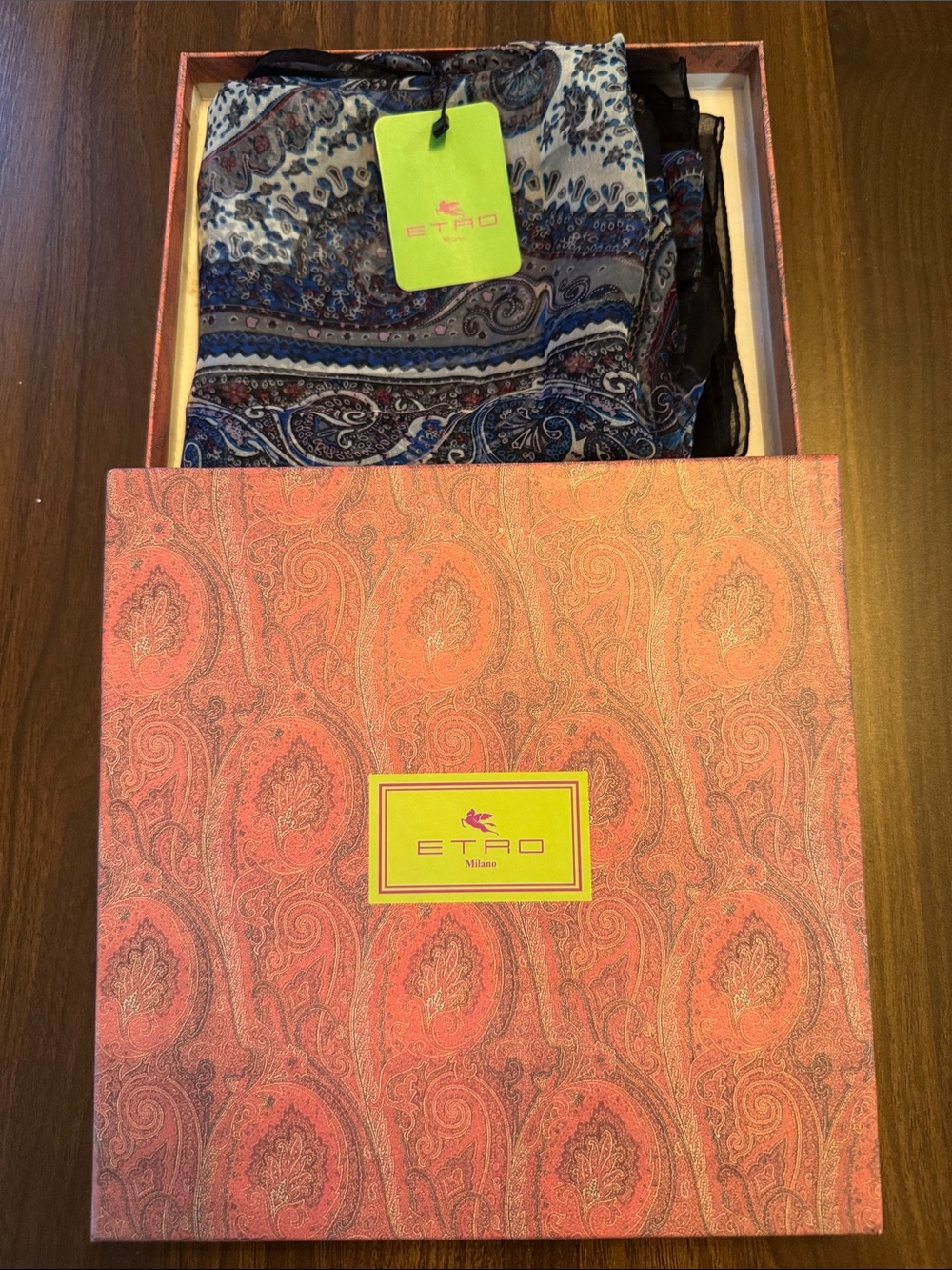 Etro chiffon shawl